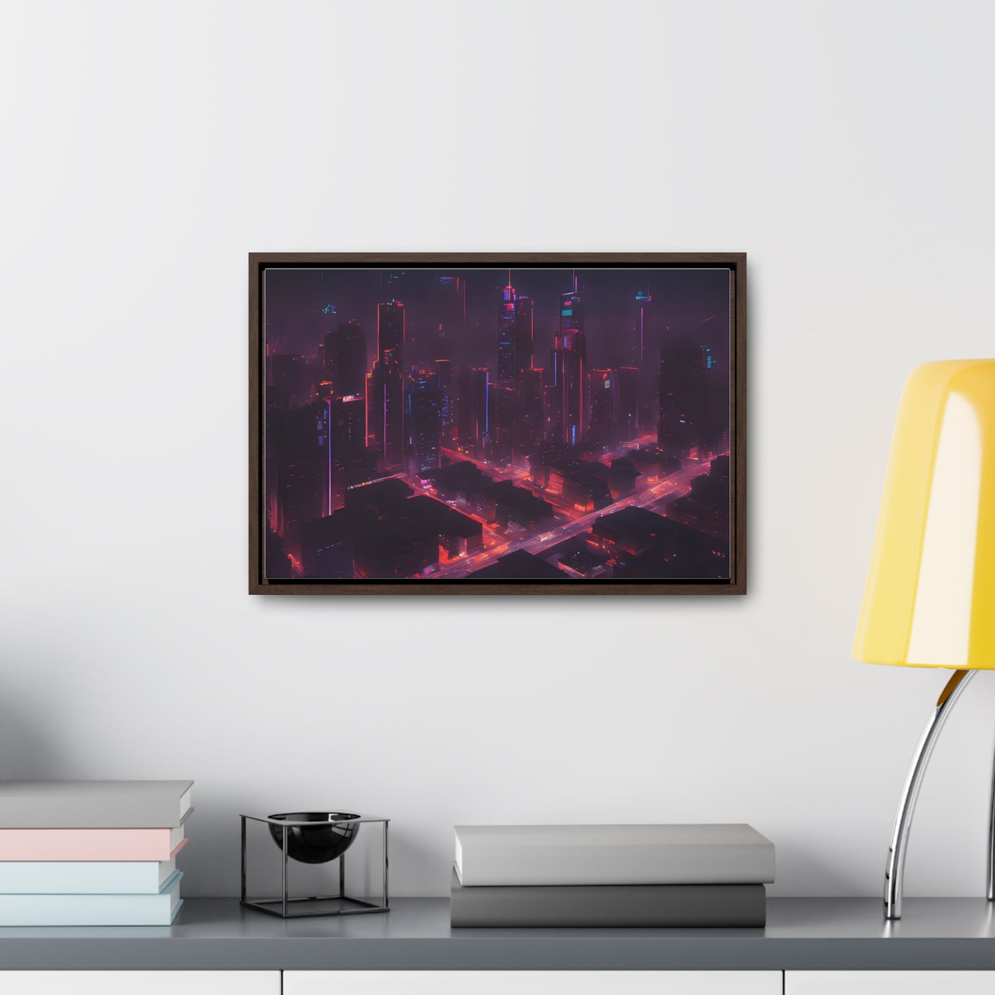 Neon lights, Wall Art, Gallery Canvas Wraps, Horizontal Frame