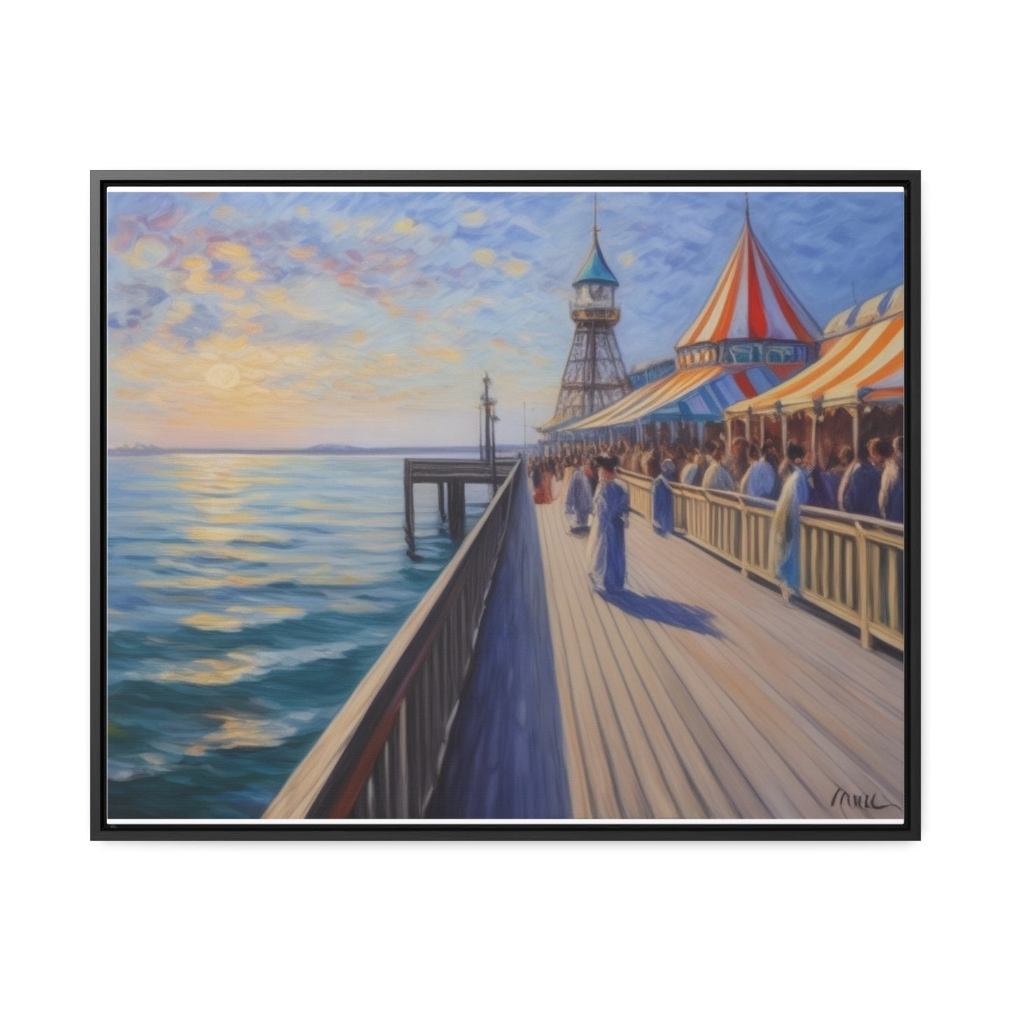 Pier, Wall Art, Gallery Canvas Wraps, Horizontal Frame