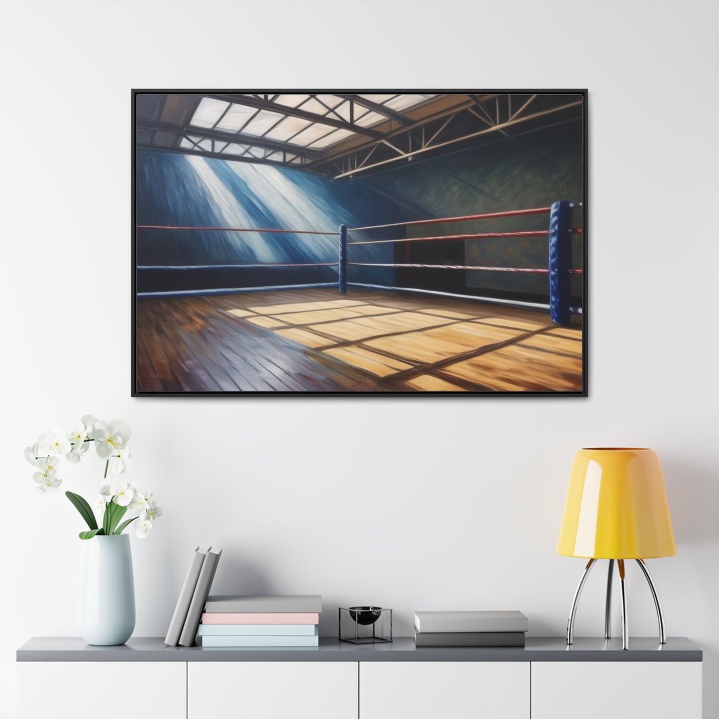 Boxing Ring, Wall Art, Gallery Canvas Wraps, Horizontal Frame