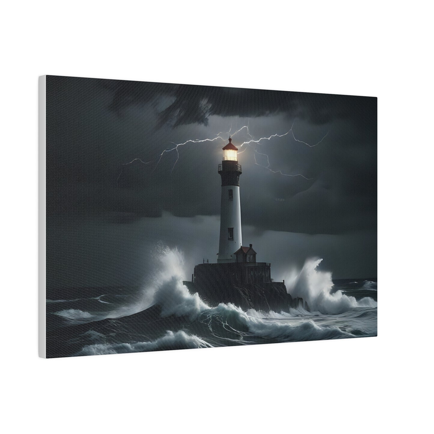 The light house, Wall Art, Matte Canvas, Stretched, 0.75"