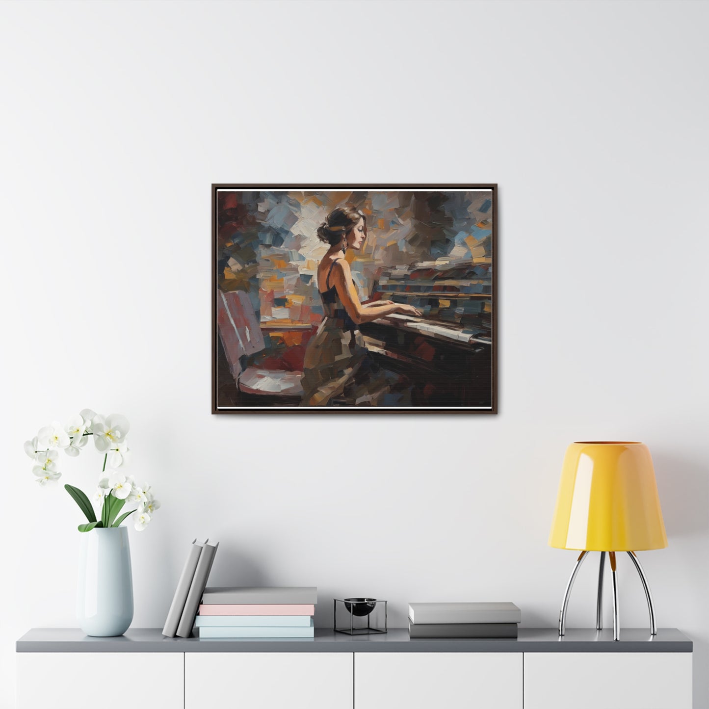 Piano, Wall Art, Gallery Canvas Wraps, Horizontal Frame