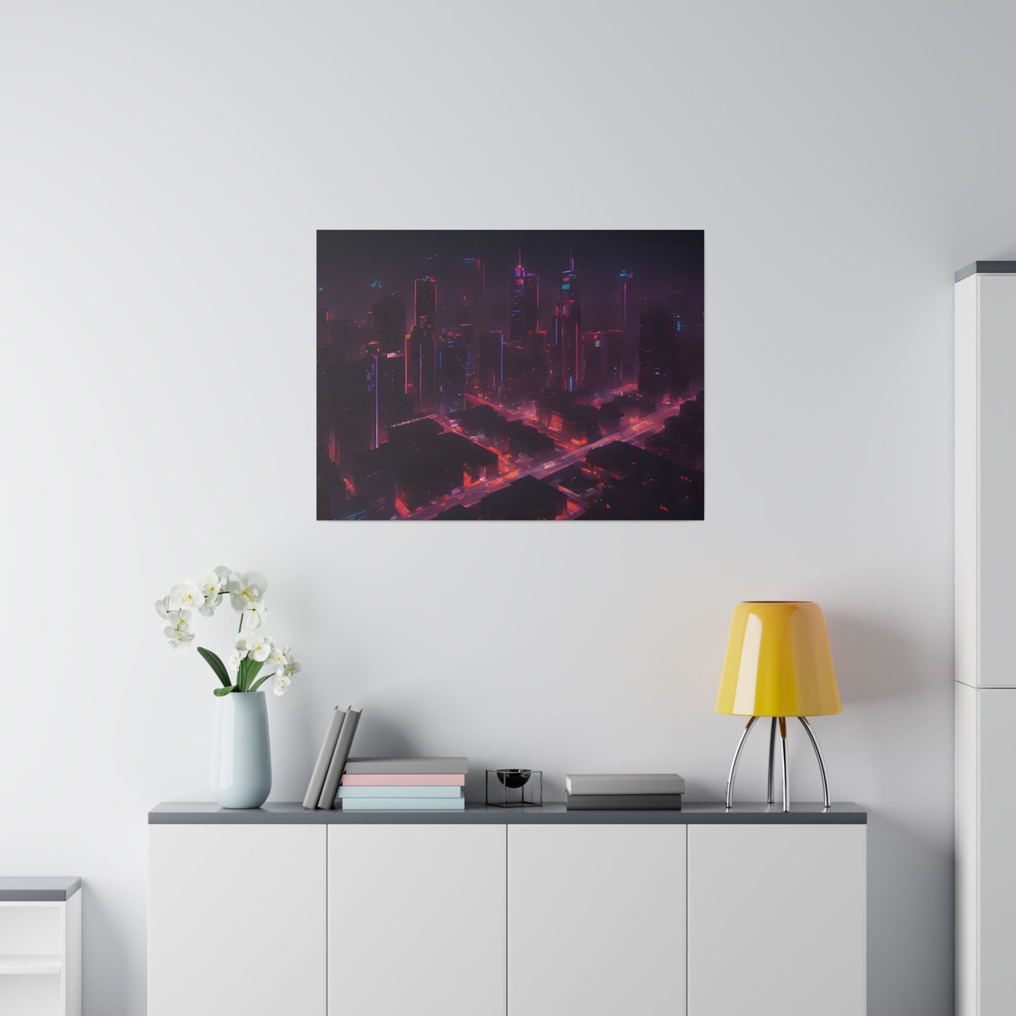 Neon lights, Wall Art, Matte Canvas, Stretched, 0.75"