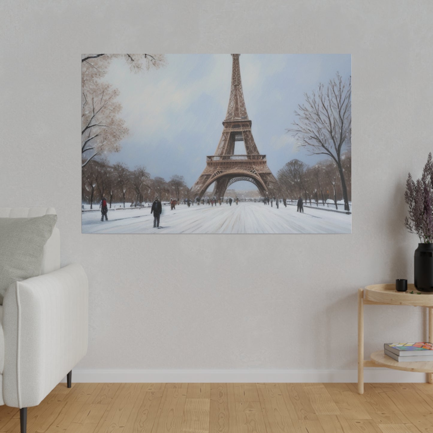 Paris France, Wall Art, Matte Canvas, Stretched, 0.75"