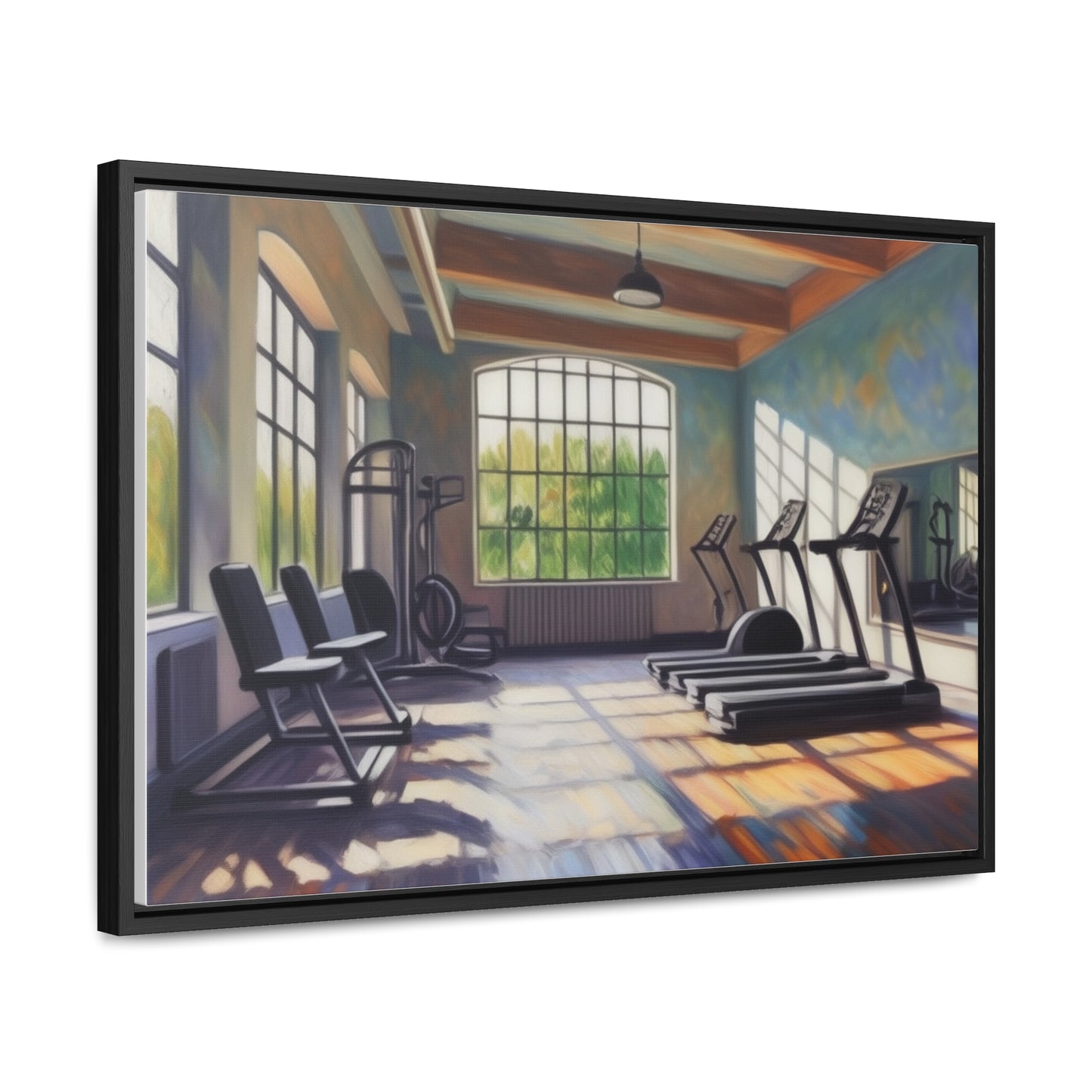 Gym, Work Out, Wall Art, Gallery Canvas Wraps, Horizontal Frame