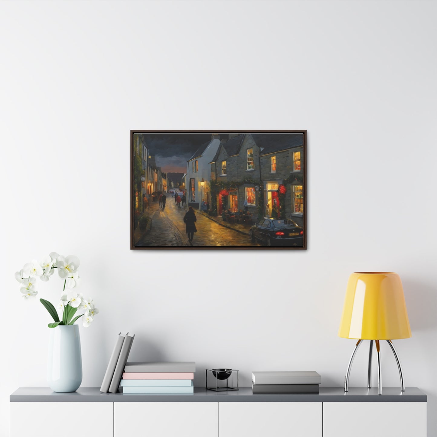 Calm Town, Wall Art, Gallery Canvas Wraps, Horizontal Frame