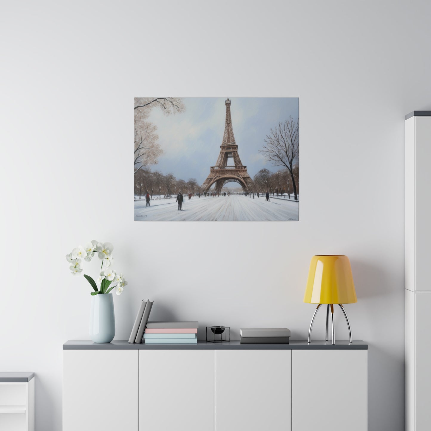 Paris France, Wall Art, Matte Canvas, Stretched, 0.75"