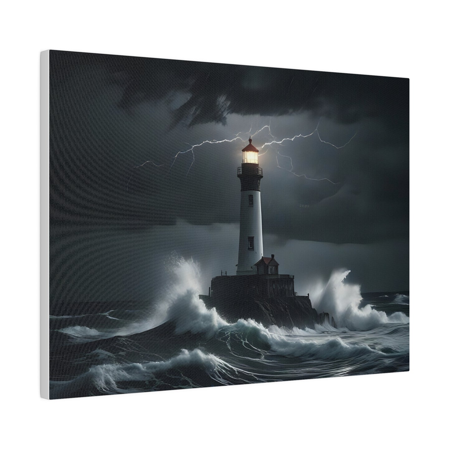 The light house, Wall Art, Matte Canvas, Stretched, 0.75"