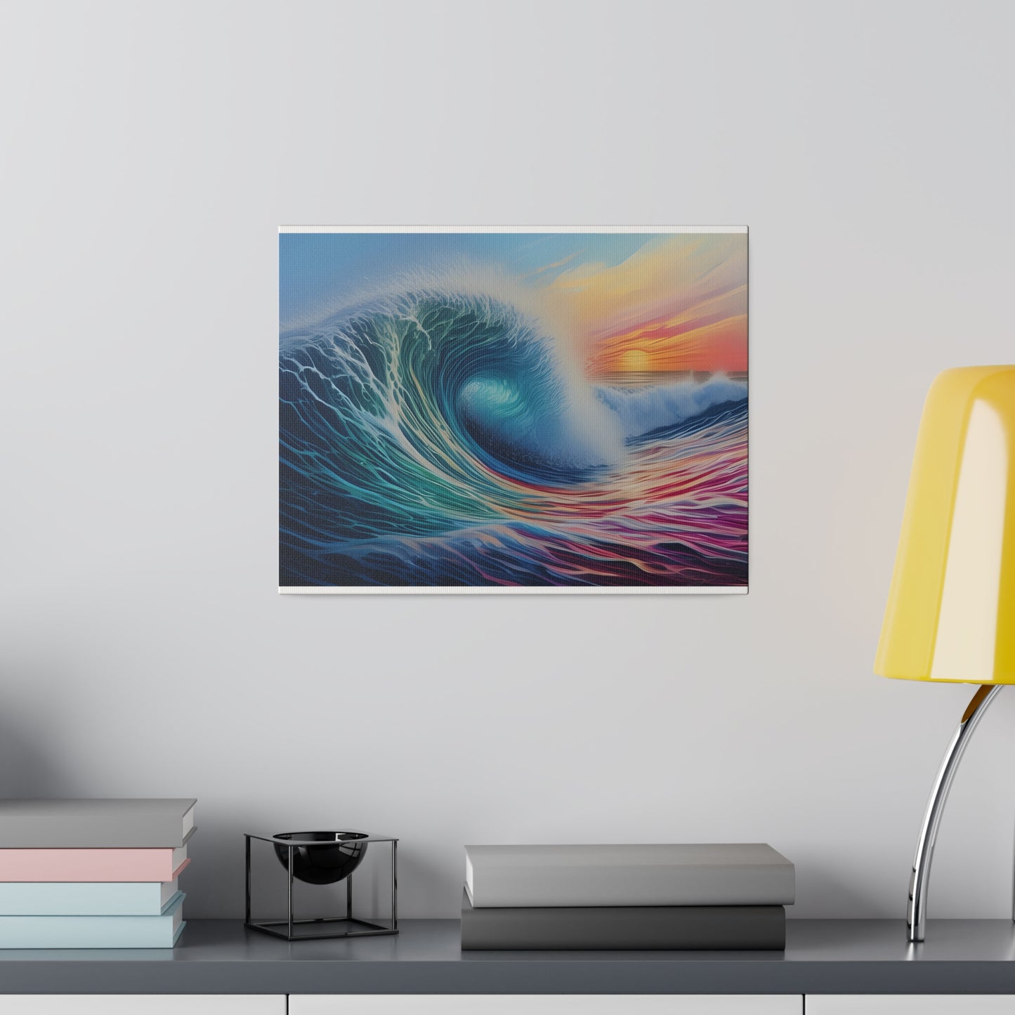 Wave, Beach, Wall Art, Matte Canvas, Stretched, 0.75"