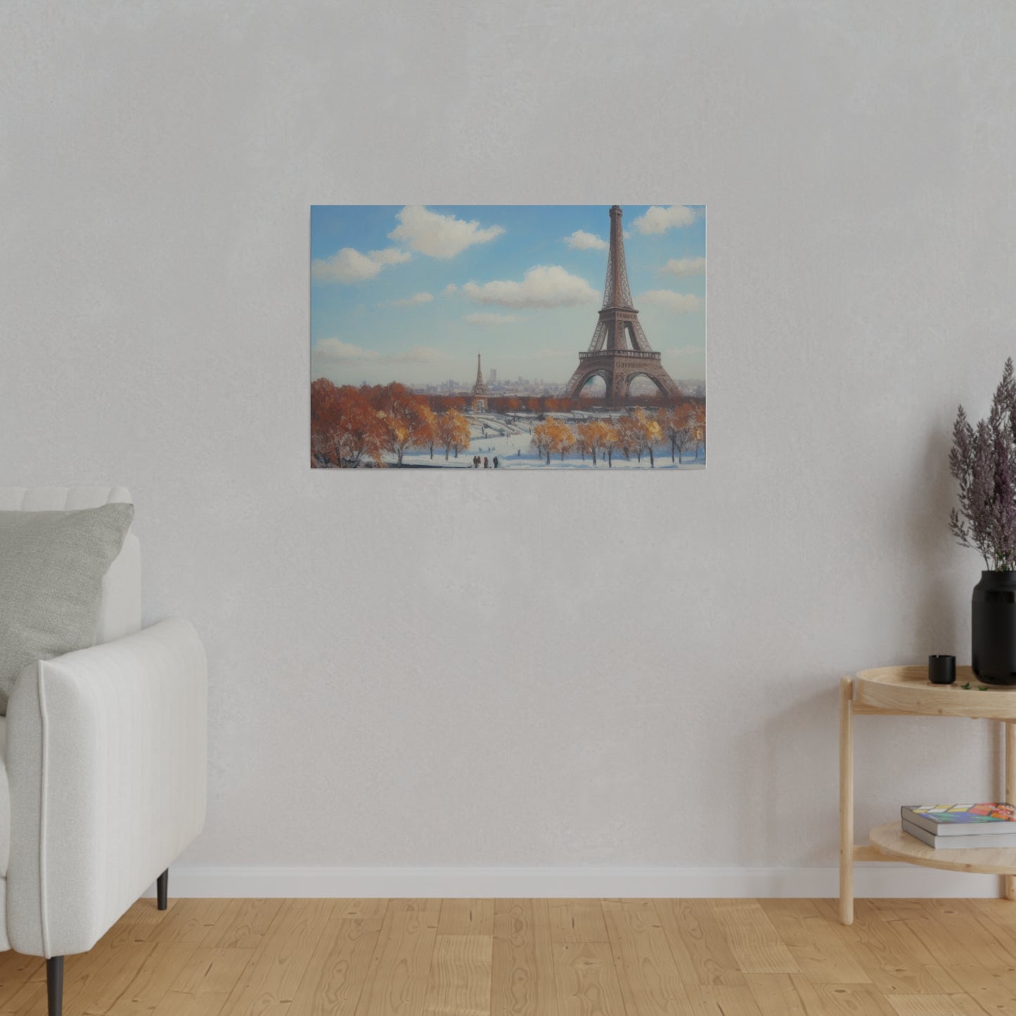 Eiffel Tower, Wall Art, Matte Canvas, Stretched, 0.75"