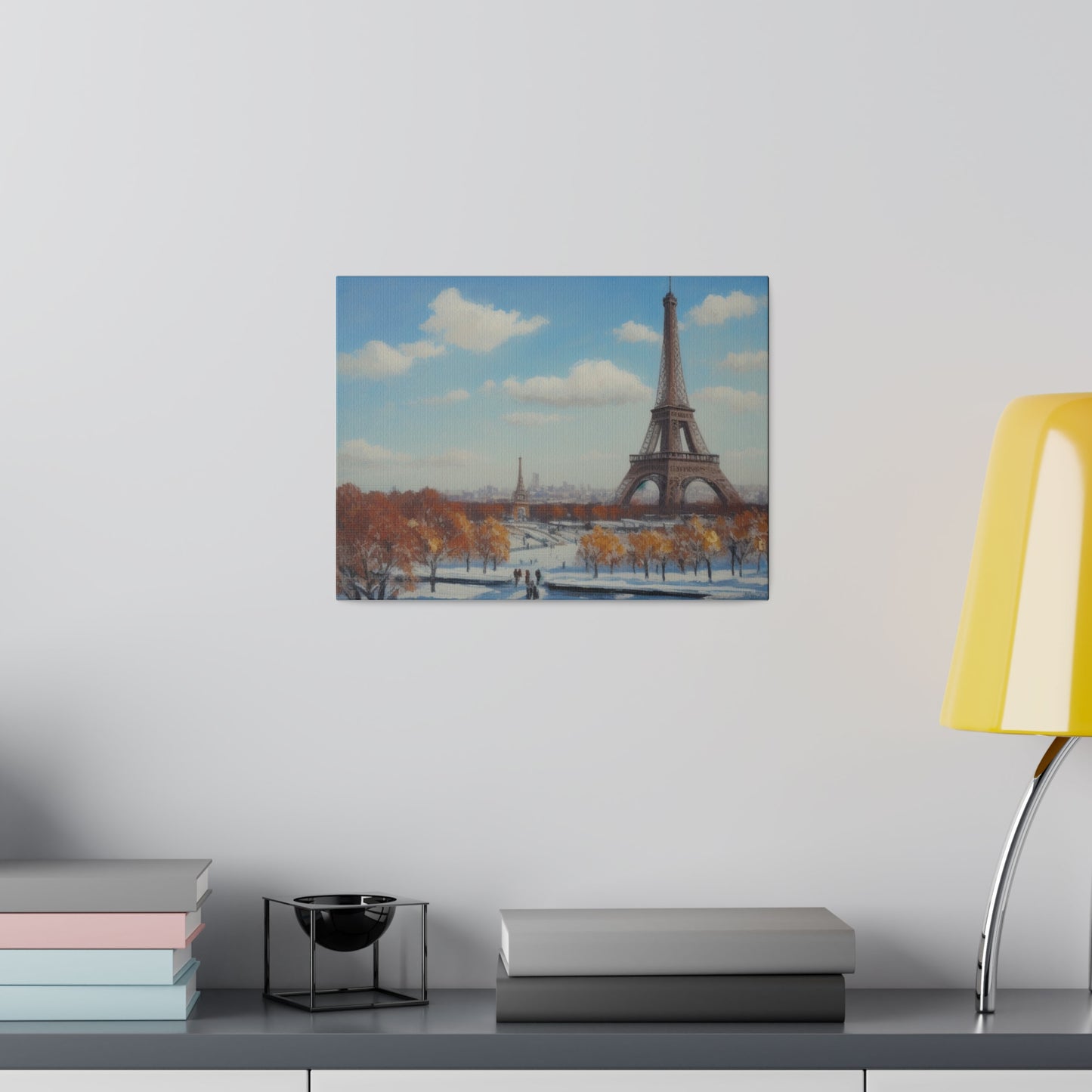 Eiffel Tower, Wall Art, Matte Canvas, Stretched, 0.75"