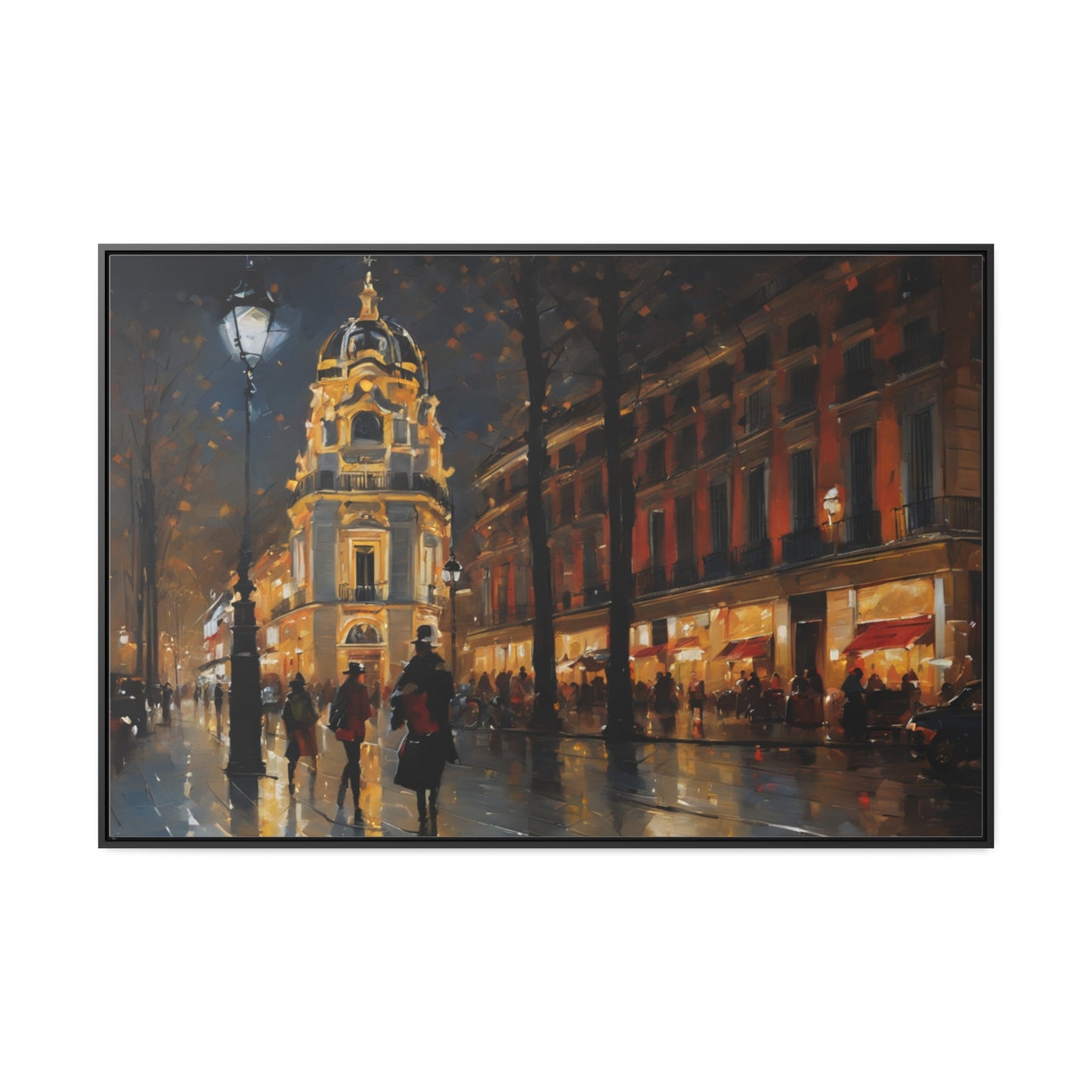 Town Center, Wall Art, Gallery Canvas Wraps, Horizontal Frame