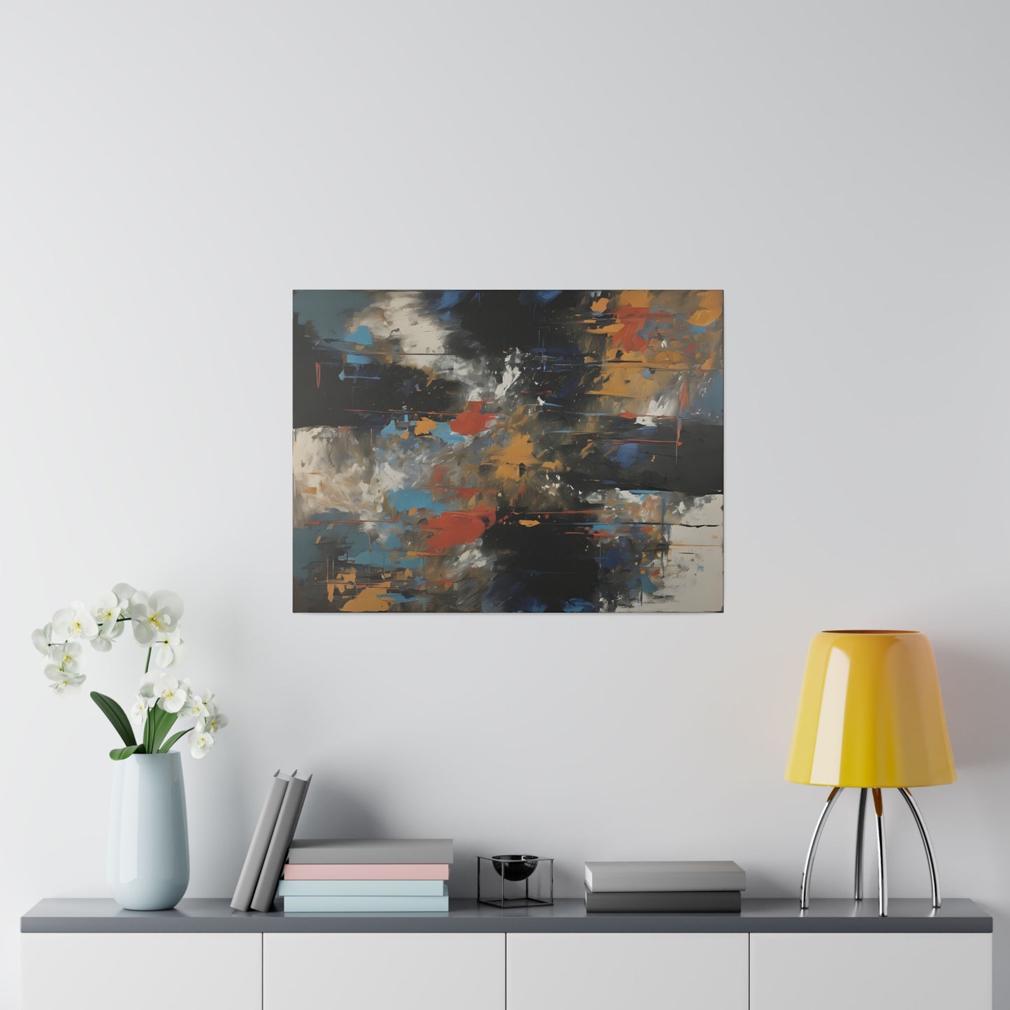 Abstract, Wall Art, Matte Canvas, Stretched, 0.75"