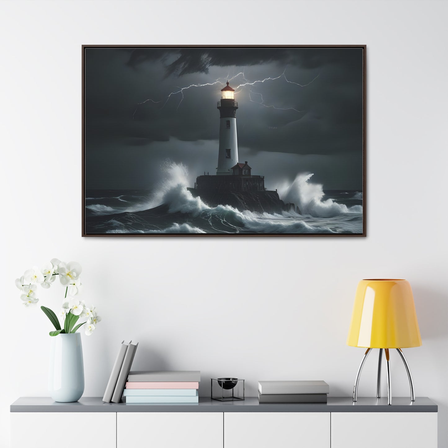 Light House, Wall Art, Gallery Canvas Wraps, Horizontal Frame