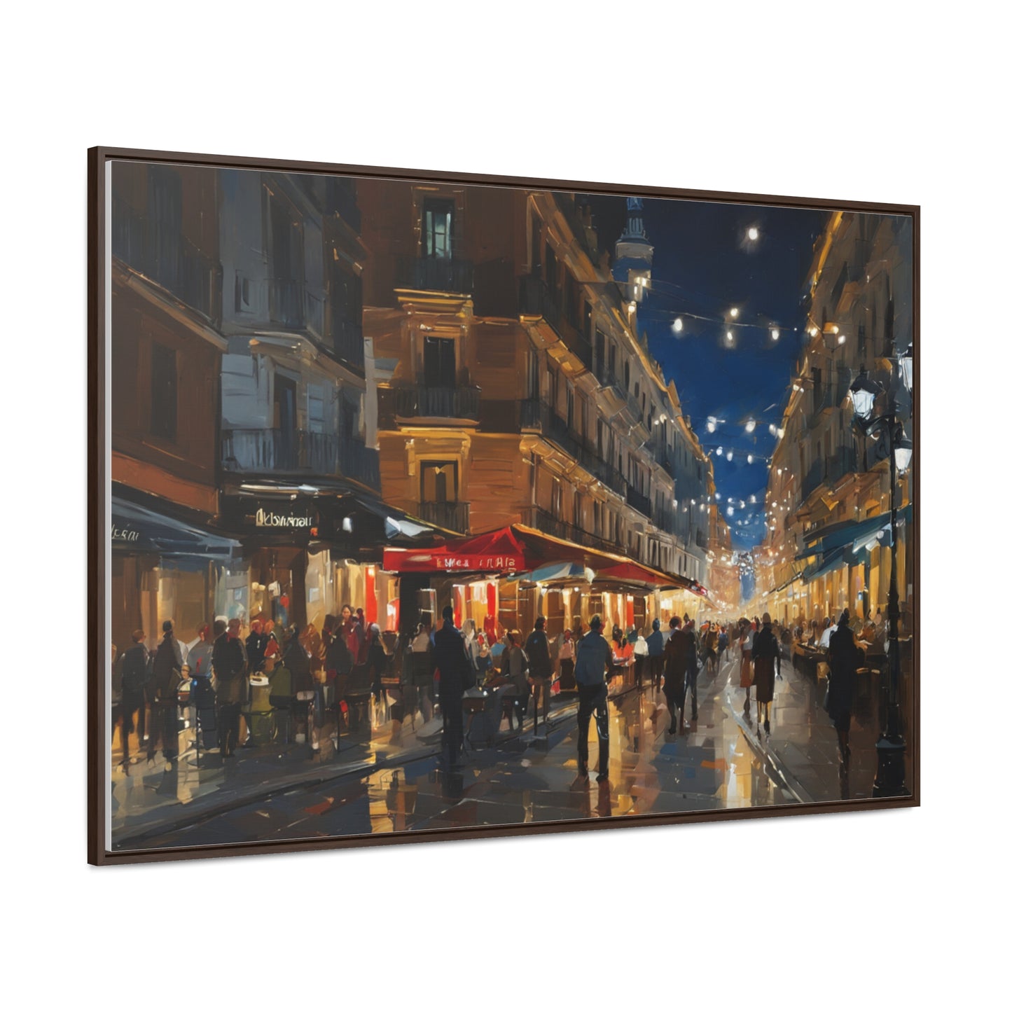 Calm night, Wall Art, Gallery Canvas Wraps, Horizontal Frame