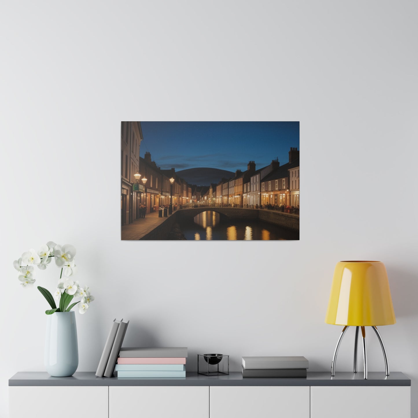 Canal, Wall Art, Matte Canvas, Stretched, 0.75"