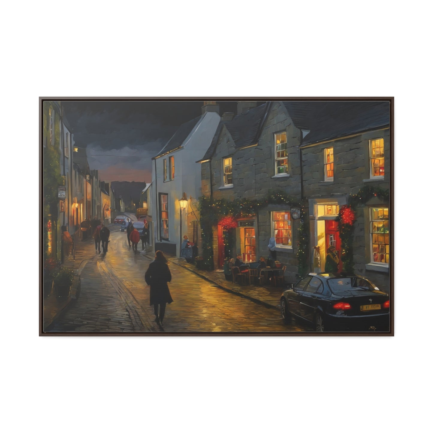 Calm Town, Wall Art, Gallery Canvas Wraps, Horizontal Frame