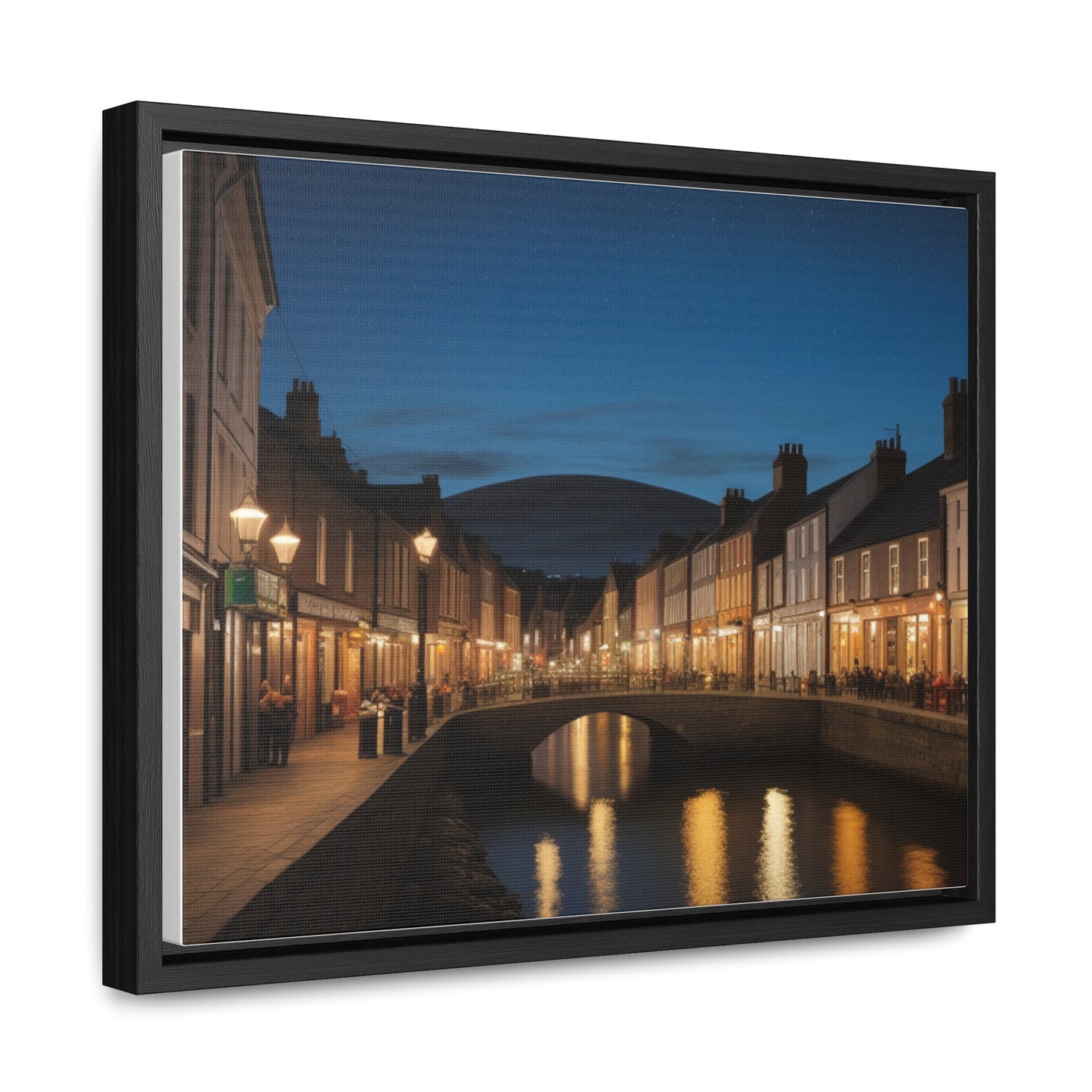 Canal, Wall Art, Gallery Canvas Wraps, Horizontal Frame