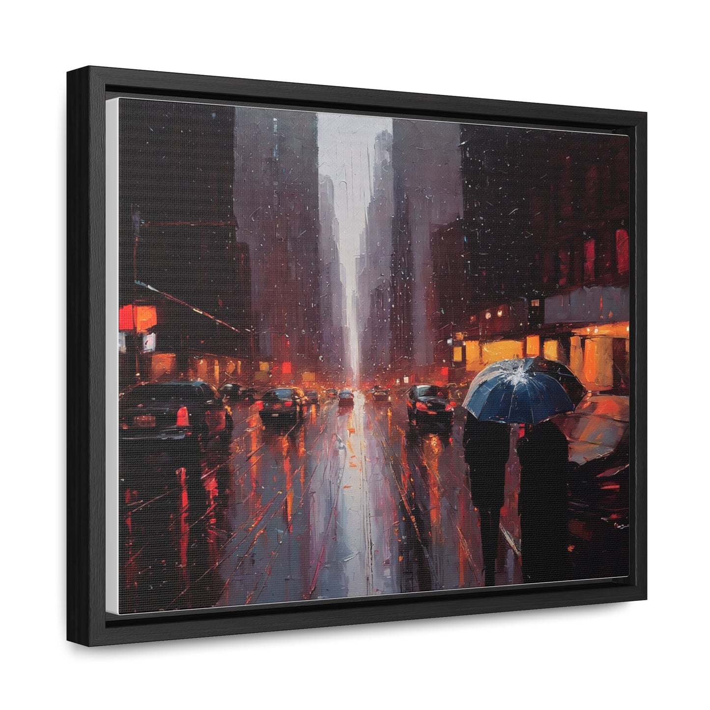 City Streets, Wall Art, Gallery Canvas Wraps, Horizontal Frame