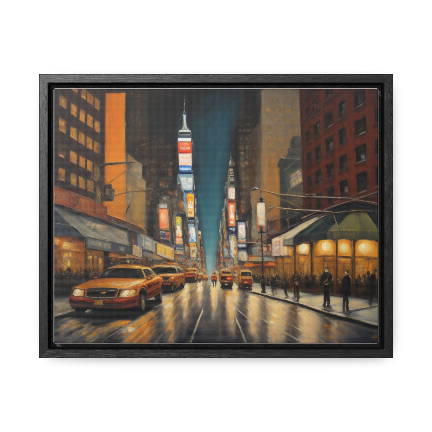 The City, Wall Art, Gallery Canvas Wraps, Horizontal Frame