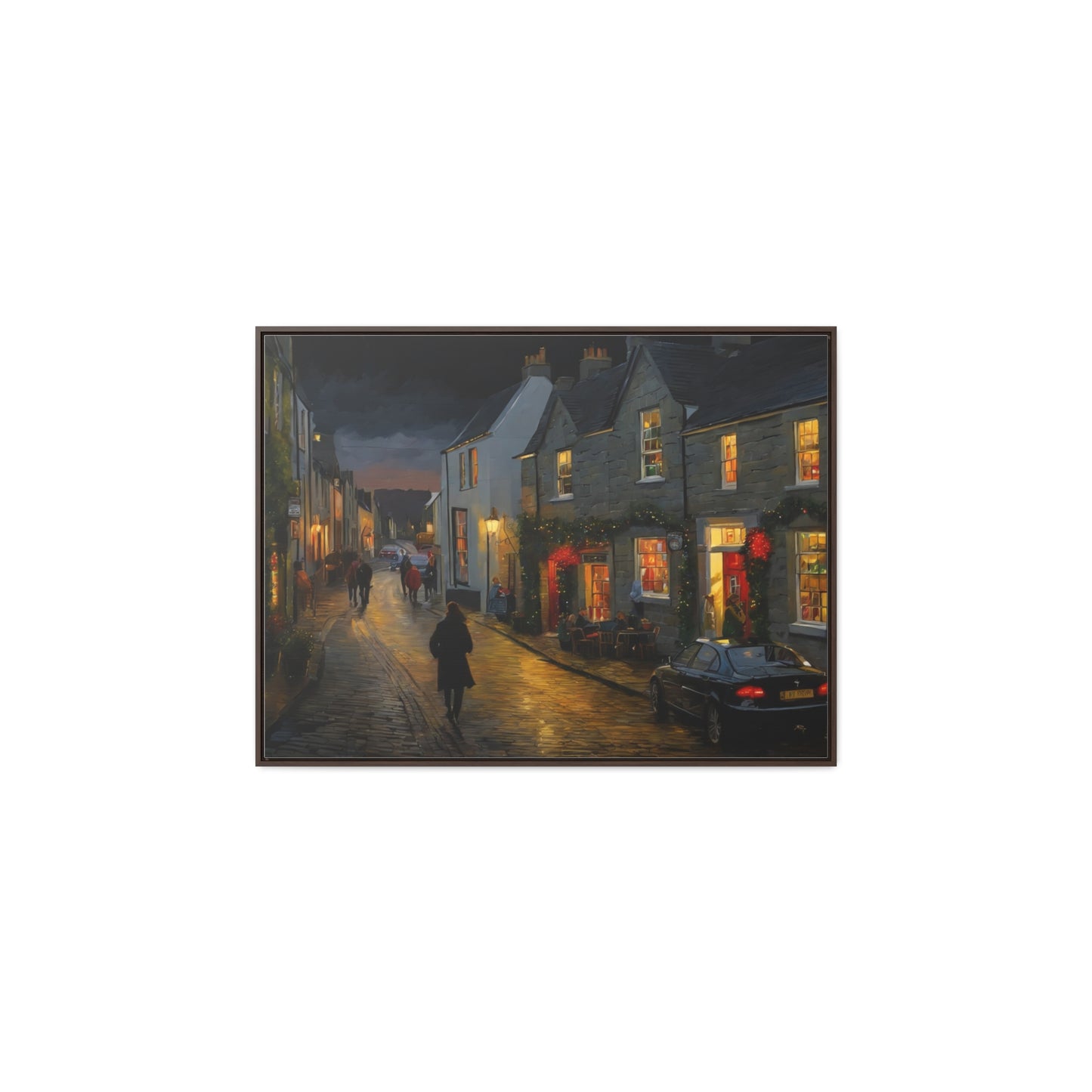 Calm Town, Wall Art, Gallery Canvas Wraps, Horizontal Frame