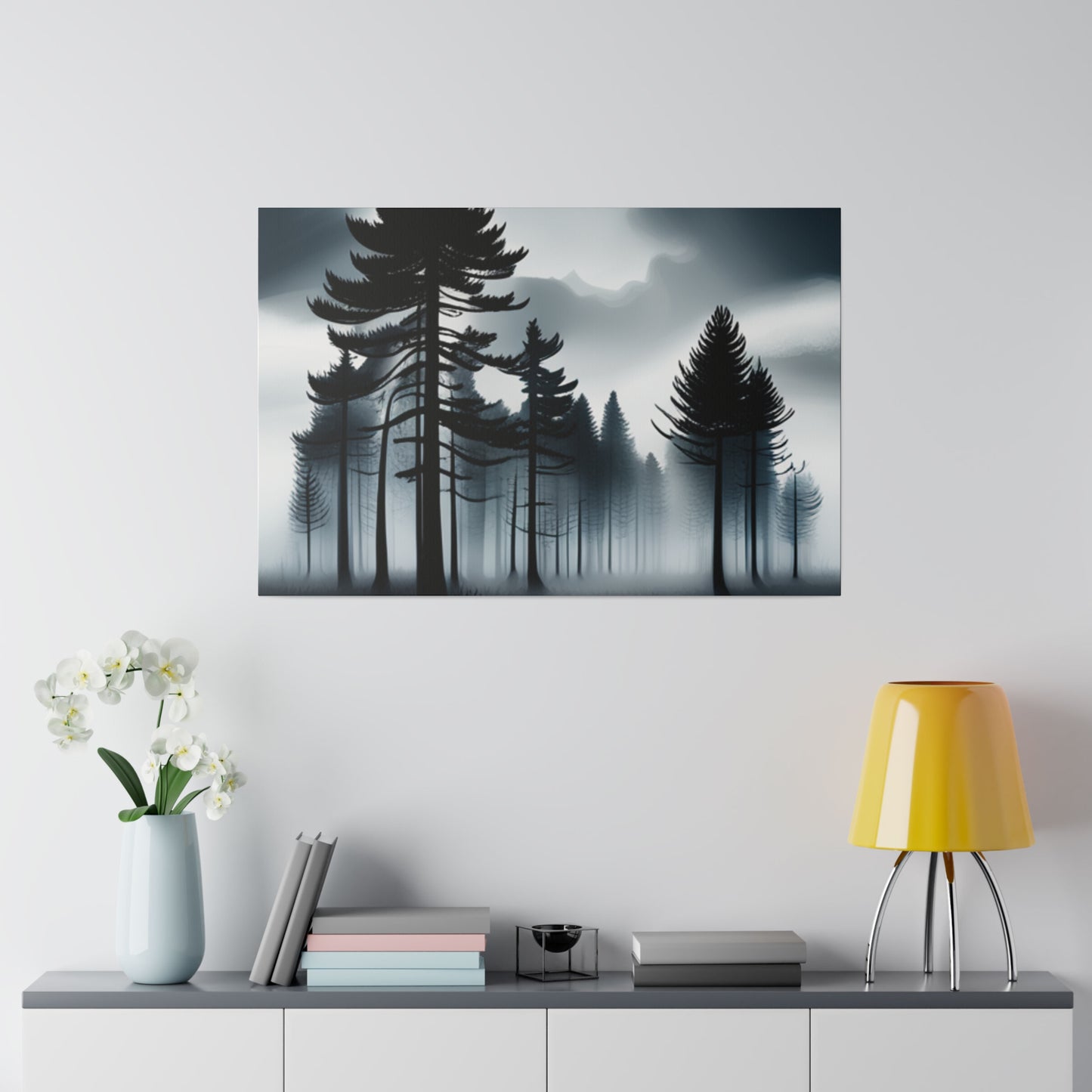 Gray day, Wall Art, Matte Canvas, Stretched, 0.75"