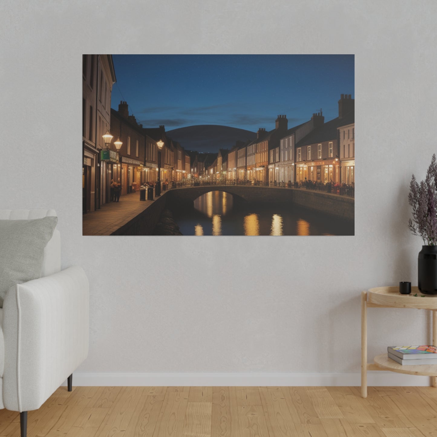 Canal, Wall Art, Matte Canvas, Stretched, 0.75"