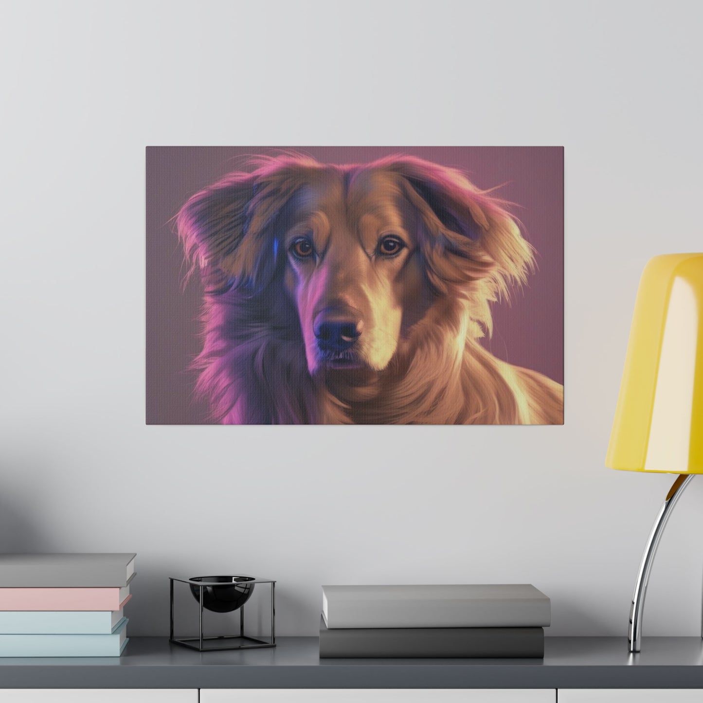 Dog, Wall Art, Matte Canvas, Stretched, 0.75"