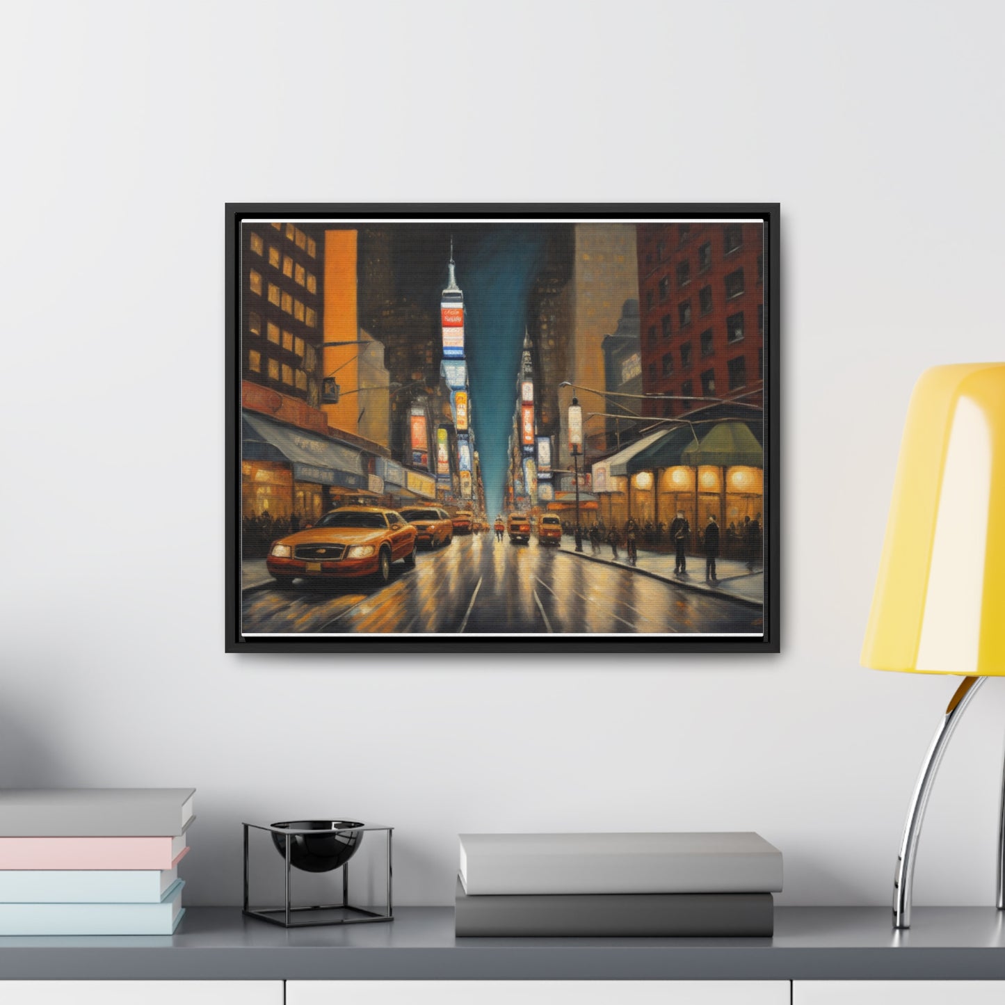 The City, Wall Art, Gallery Canvas Wraps, Horizontal Frame