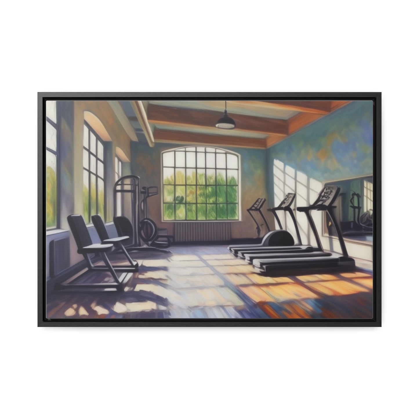 Gym, Work Out, Wall Art, Gallery Canvas Wraps, Horizontal Frame