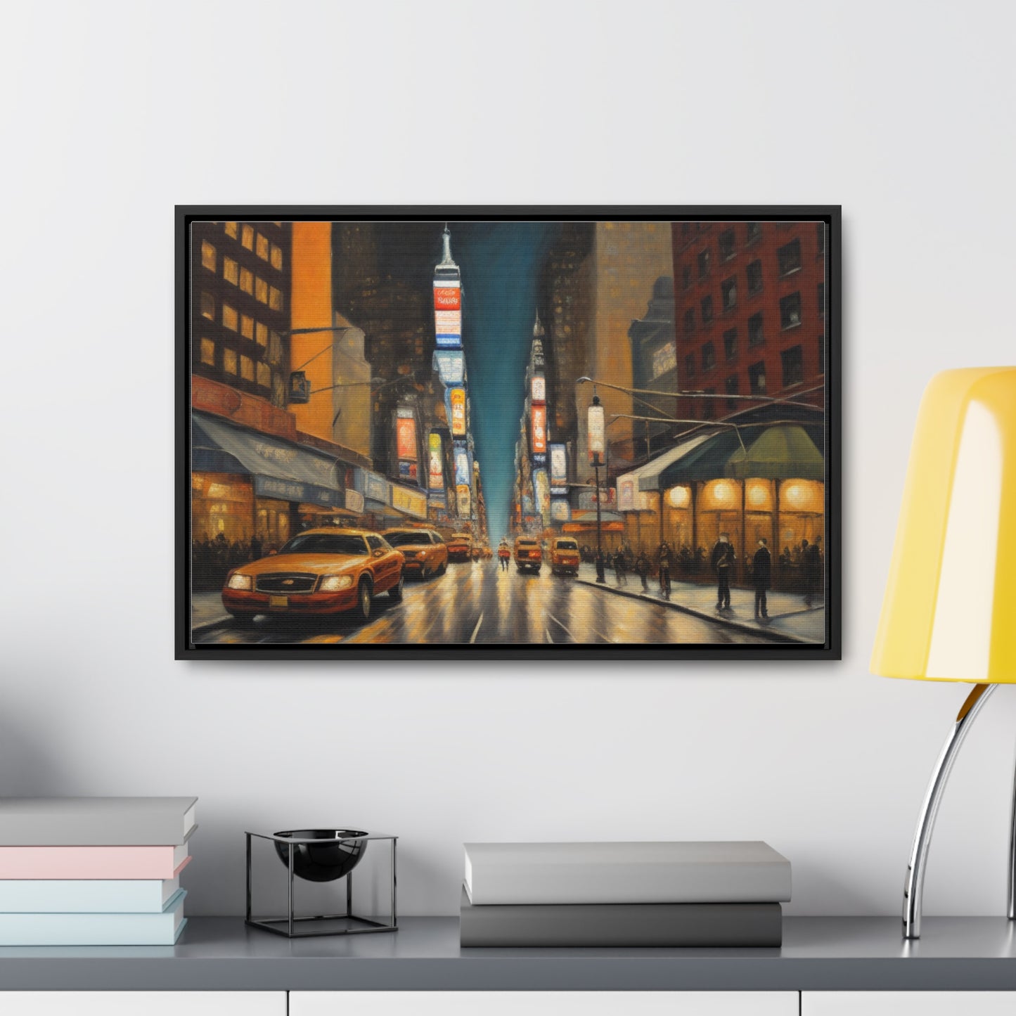 The City, Wall Art, Gallery Canvas Wraps, Horizontal Frame