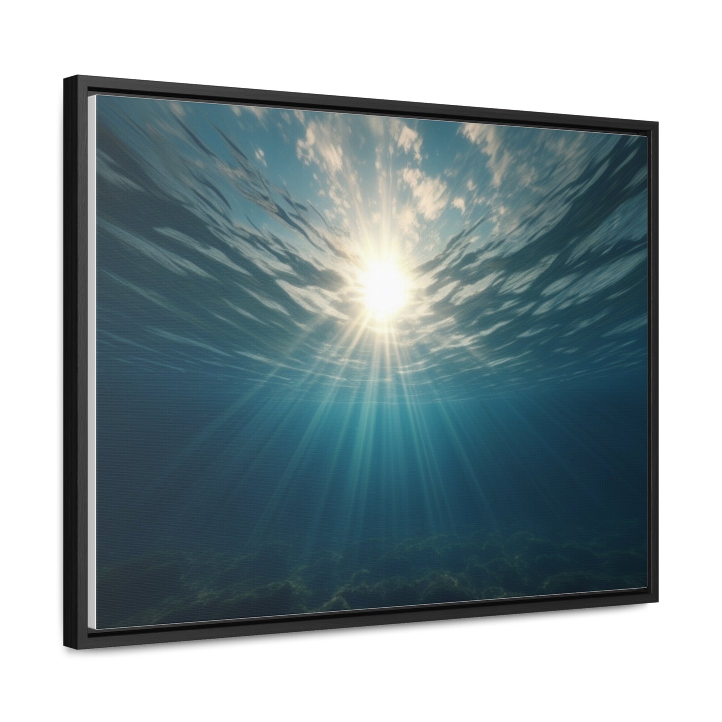 Under Water, Wall Art, Gallery Canvas Wraps, Horizontal Frame