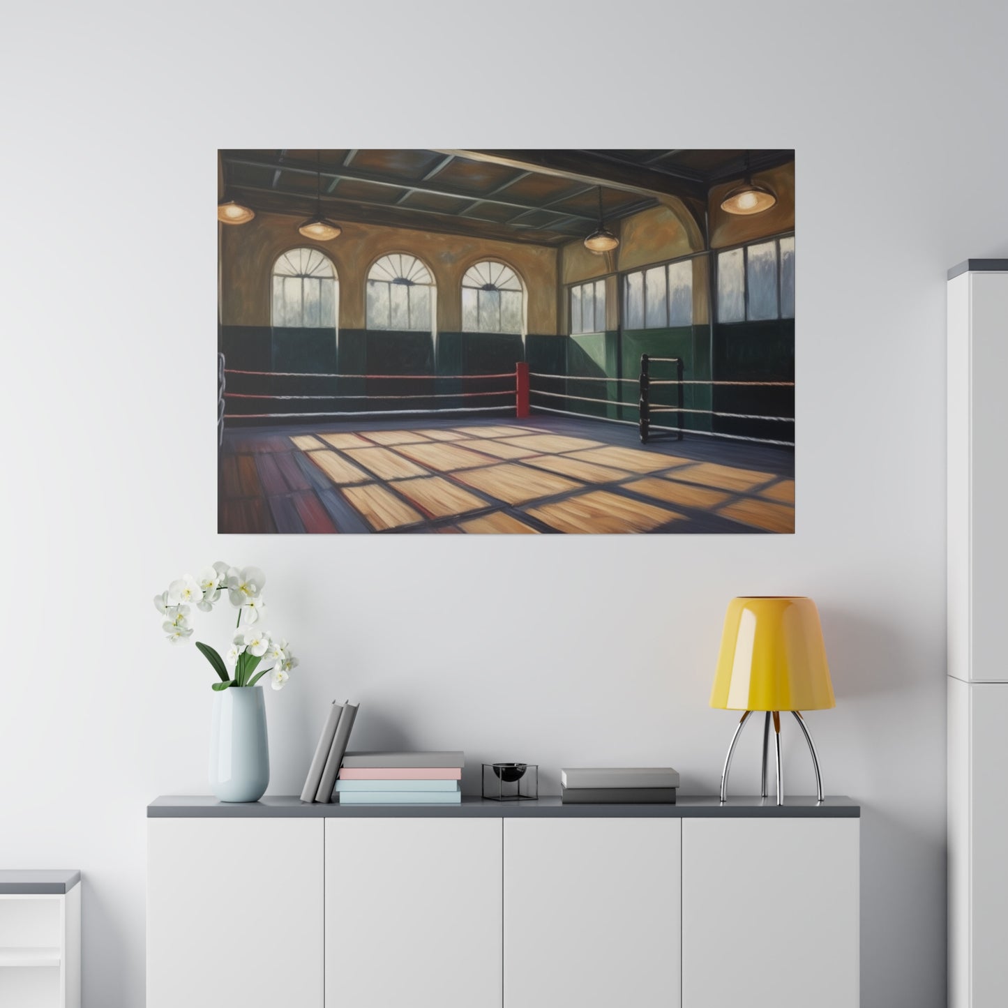 Boxing Gym, Wall ArtMatte Canvas, Stretched, 0.75"