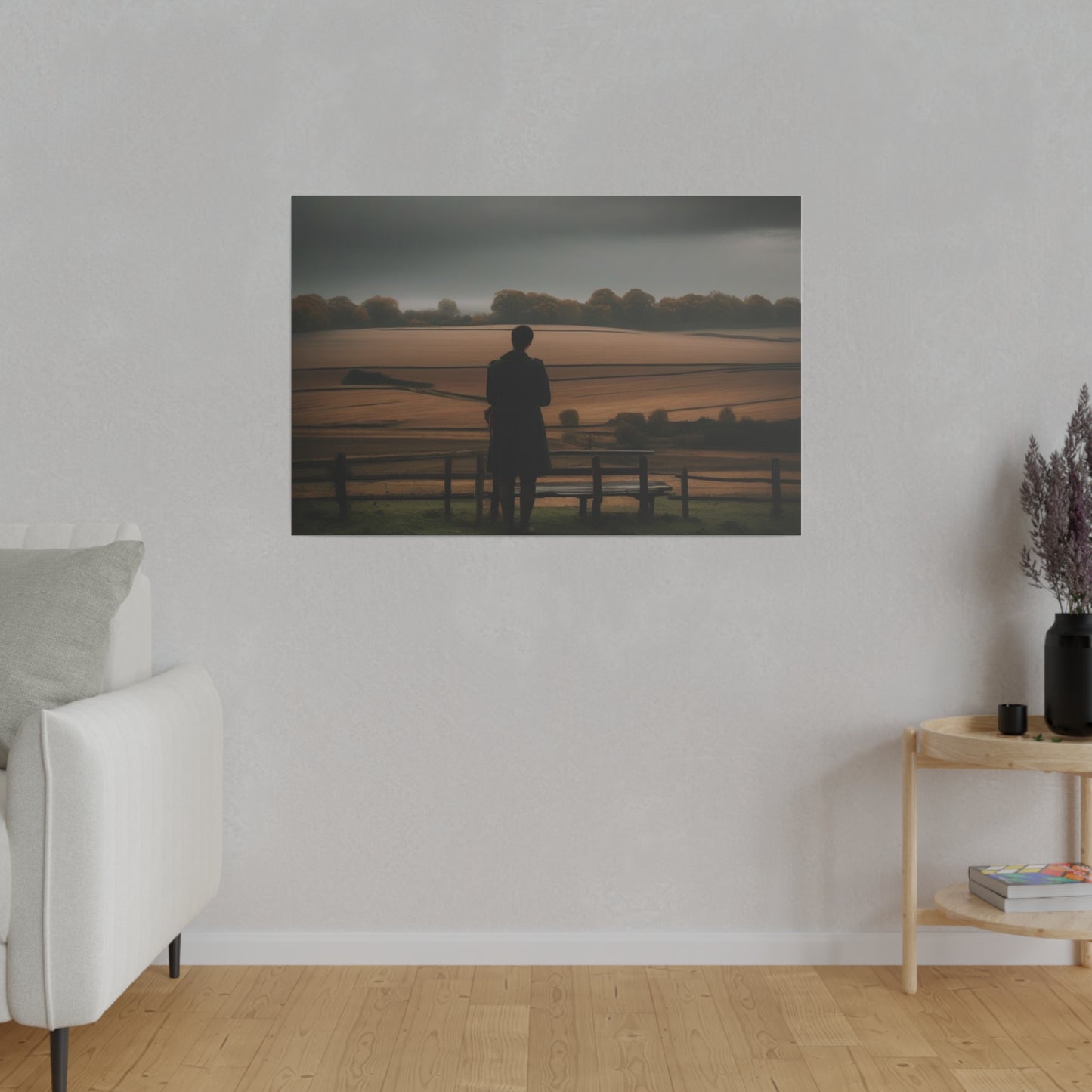 Alone, Wall Art, Matte Canvas, Stretched, 0.75"