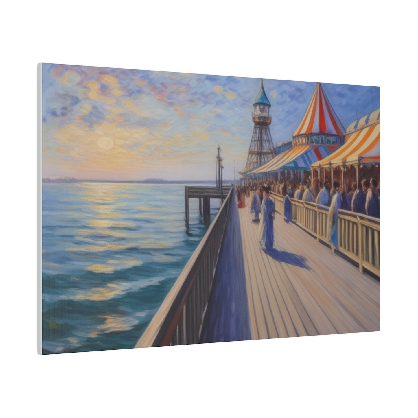 Pier, Wall Art, Matte Canvas, Stretched, 0.75"