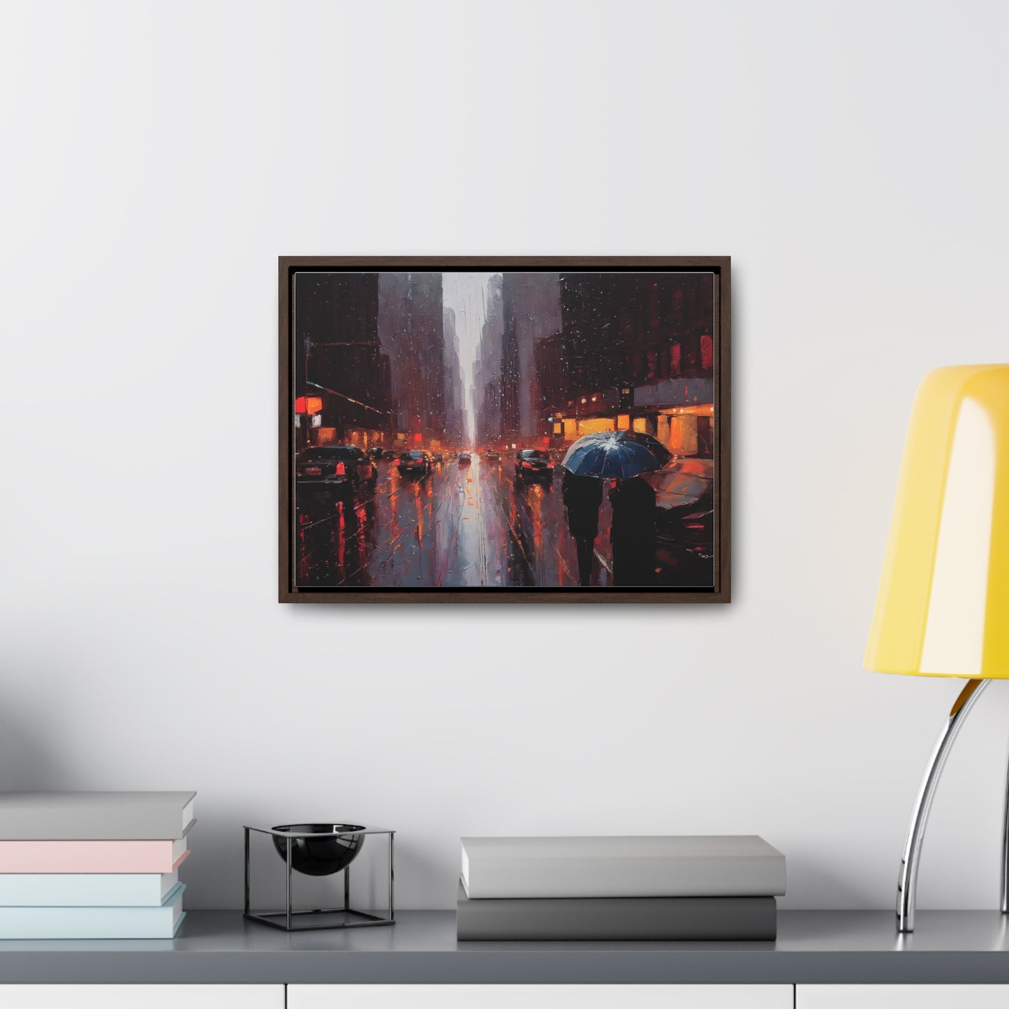 City Streets, Wall Art, Gallery Canvas Wraps, Horizontal Frame