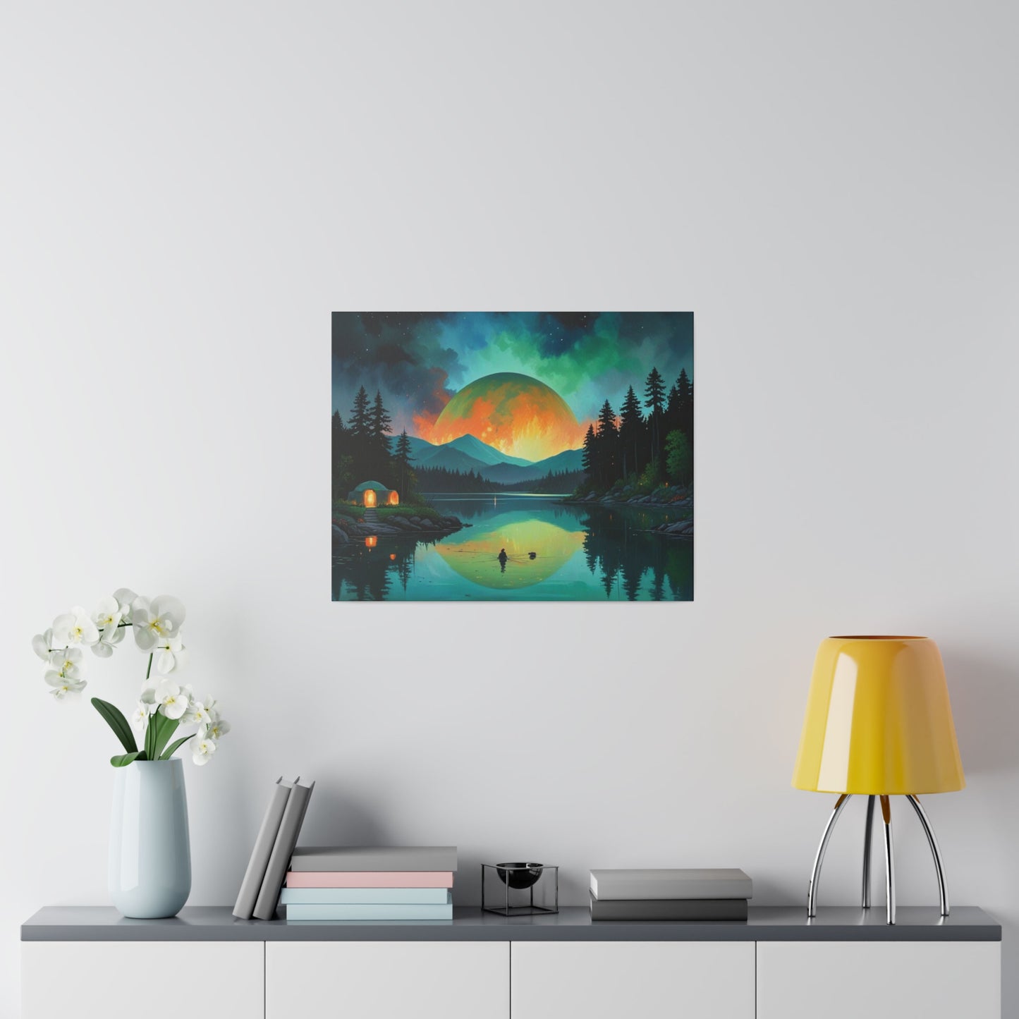 The Moon Tonight, Wall Art, Matte Canvas, Stretched, 0.75"