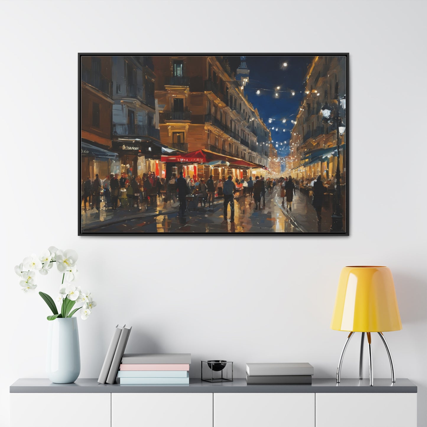 Calm night, Wall Art, Gallery Canvas Wraps, Horizontal Frame