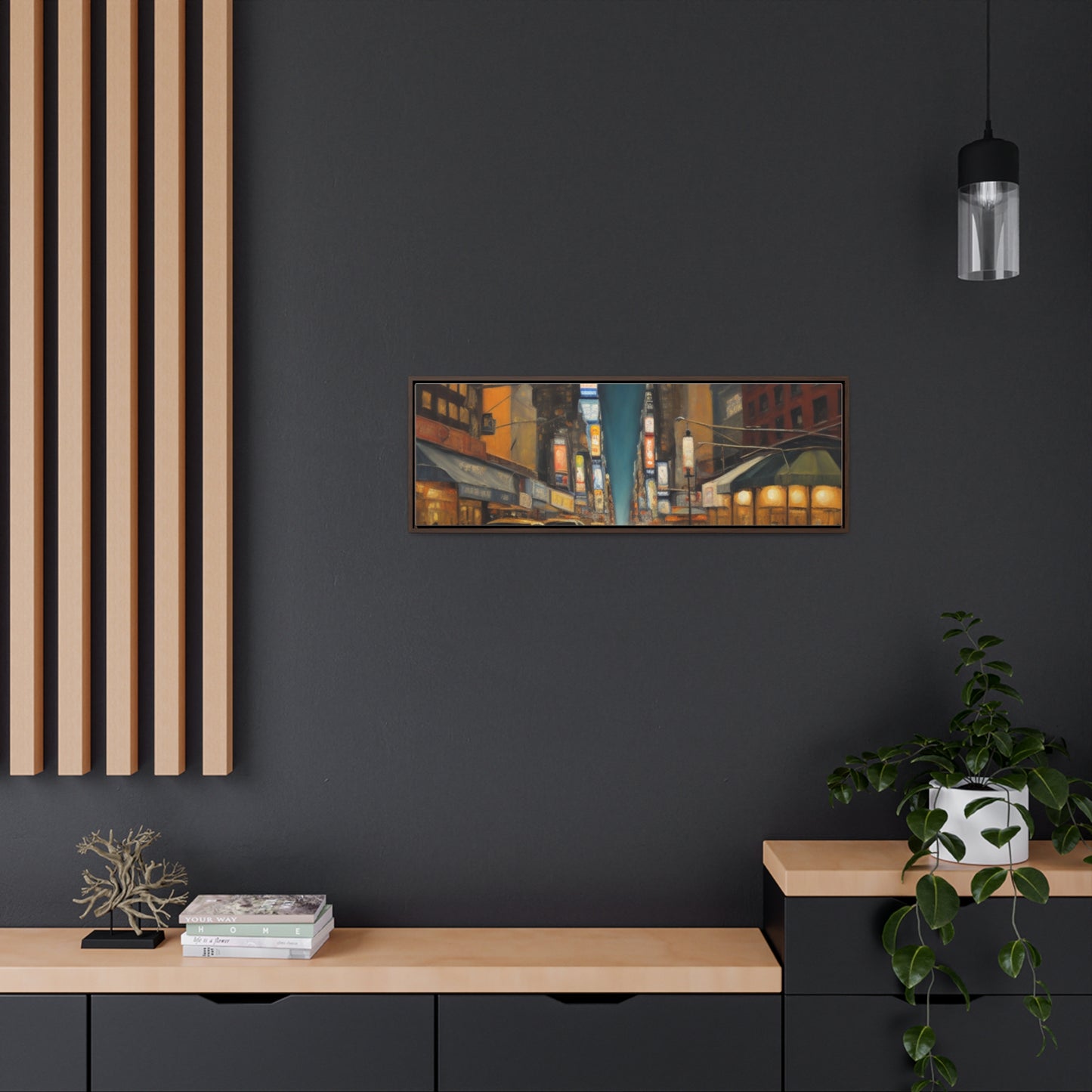 The City, Wall Art, Gallery Canvas Wraps, Horizontal Frame