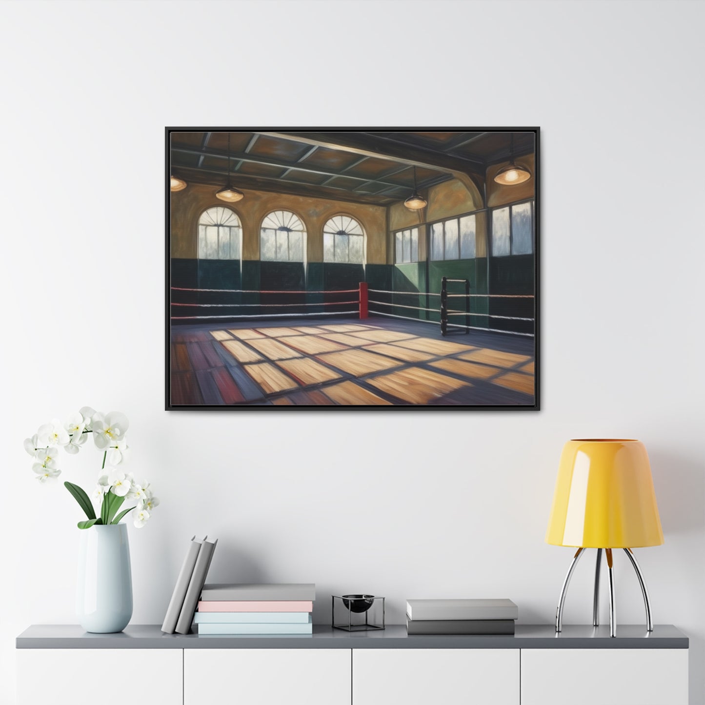 Boxing Gym, Wall Art, Gallery Canvas Wraps, Horizontal Frame