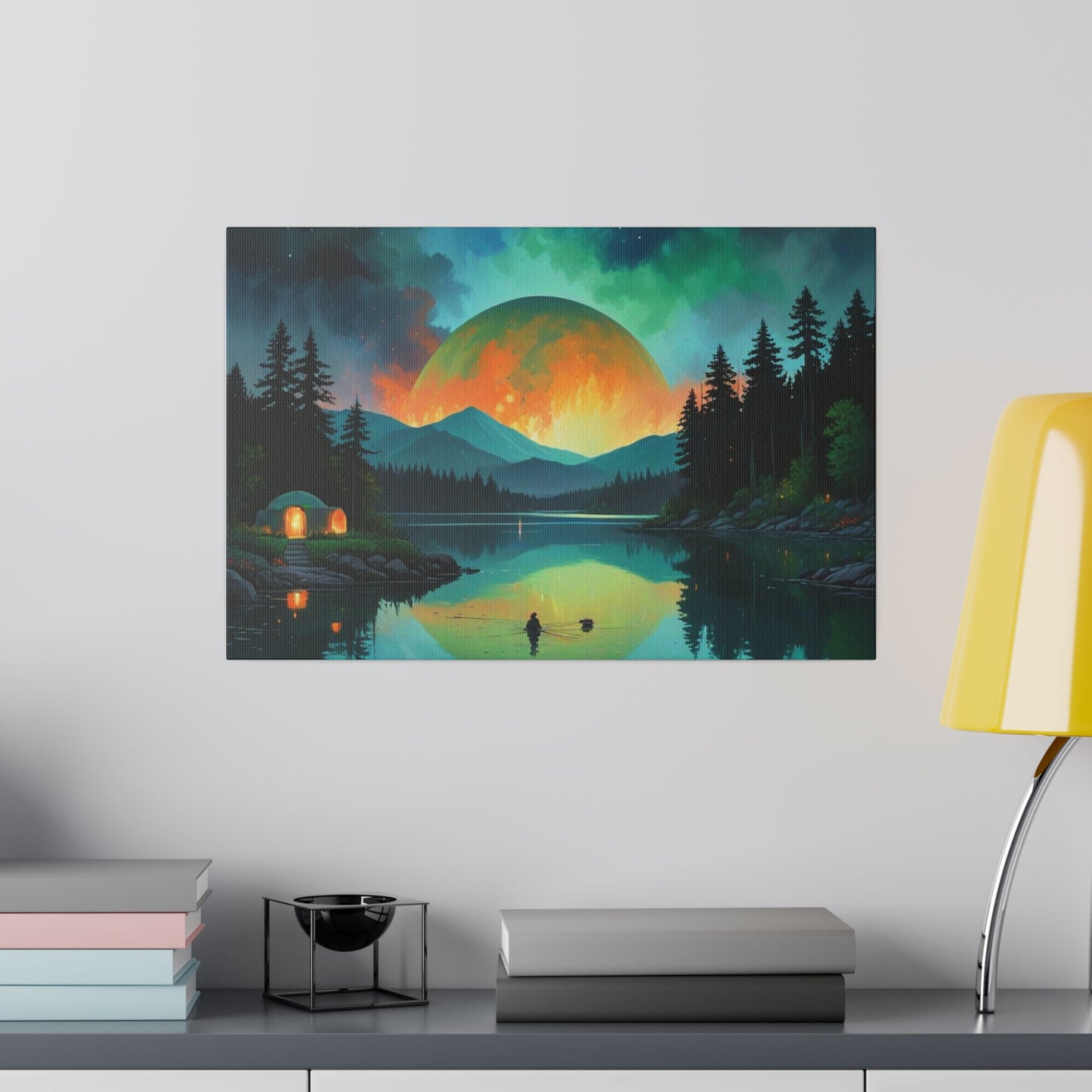 The Moon Tonight, Wall Art, Matte Canvas, Stretched, 0.75"