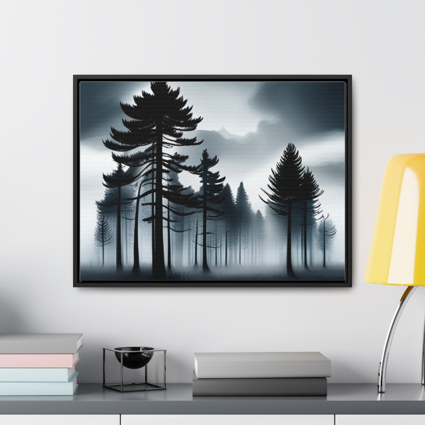 Gray Day, Wall Art, Gallery Canvas Wraps, Horizontal Frame