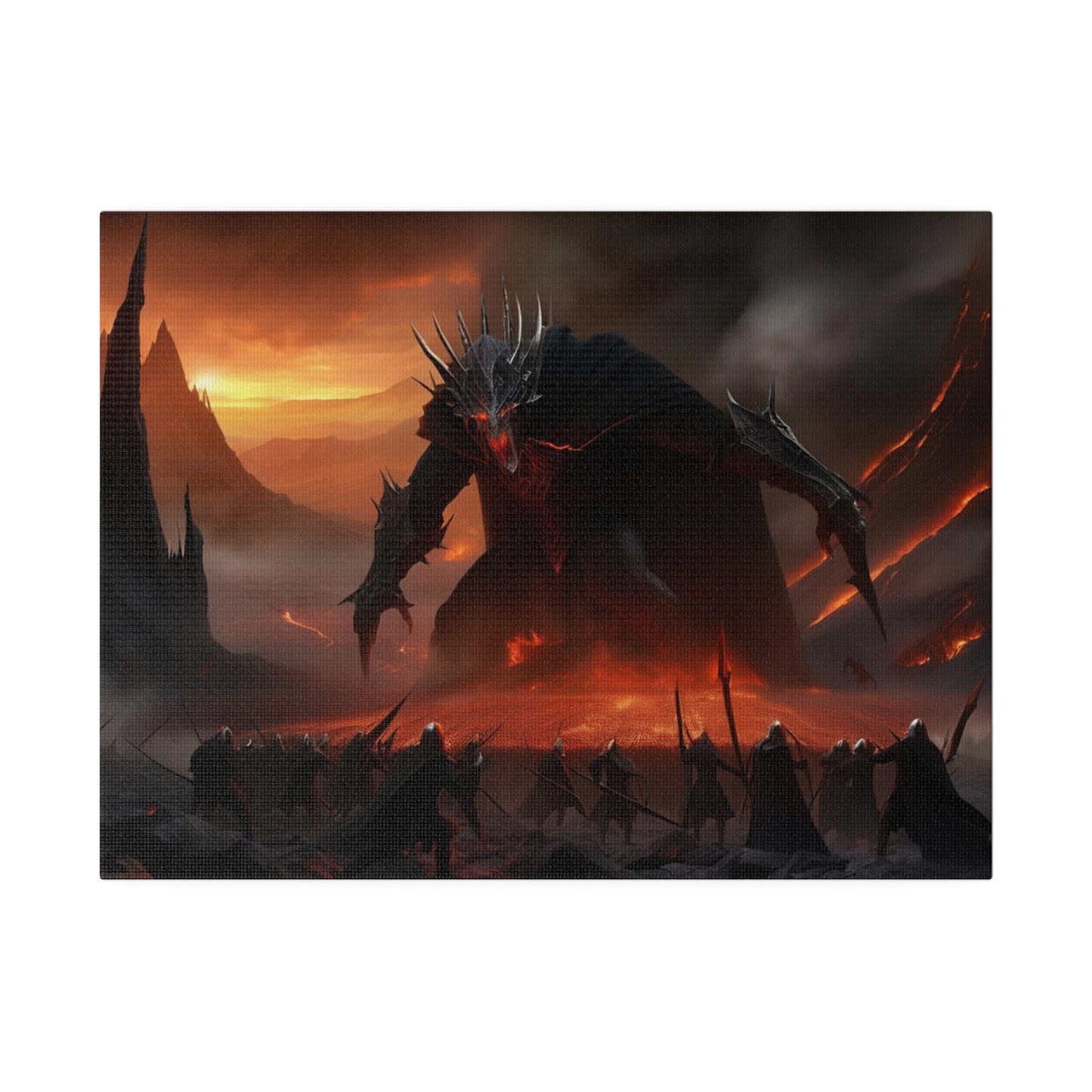 Lord Of The Rings, Morgoth, Wall Art, Matte Canvas, Stretched, 0.75"