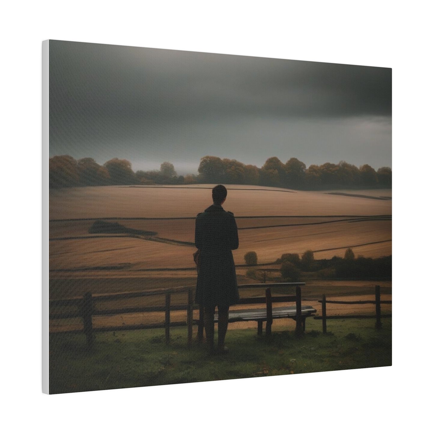 Alone, Wall Art, Matte Canvas, Stretched, 0.75"