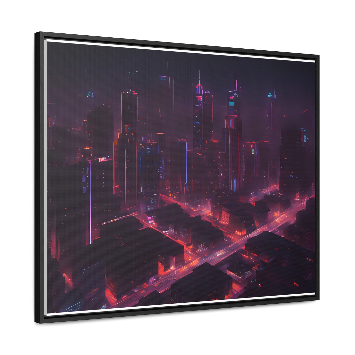 Neon lights, Wall Art, Gallery Canvas Wraps, Horizontal Frame