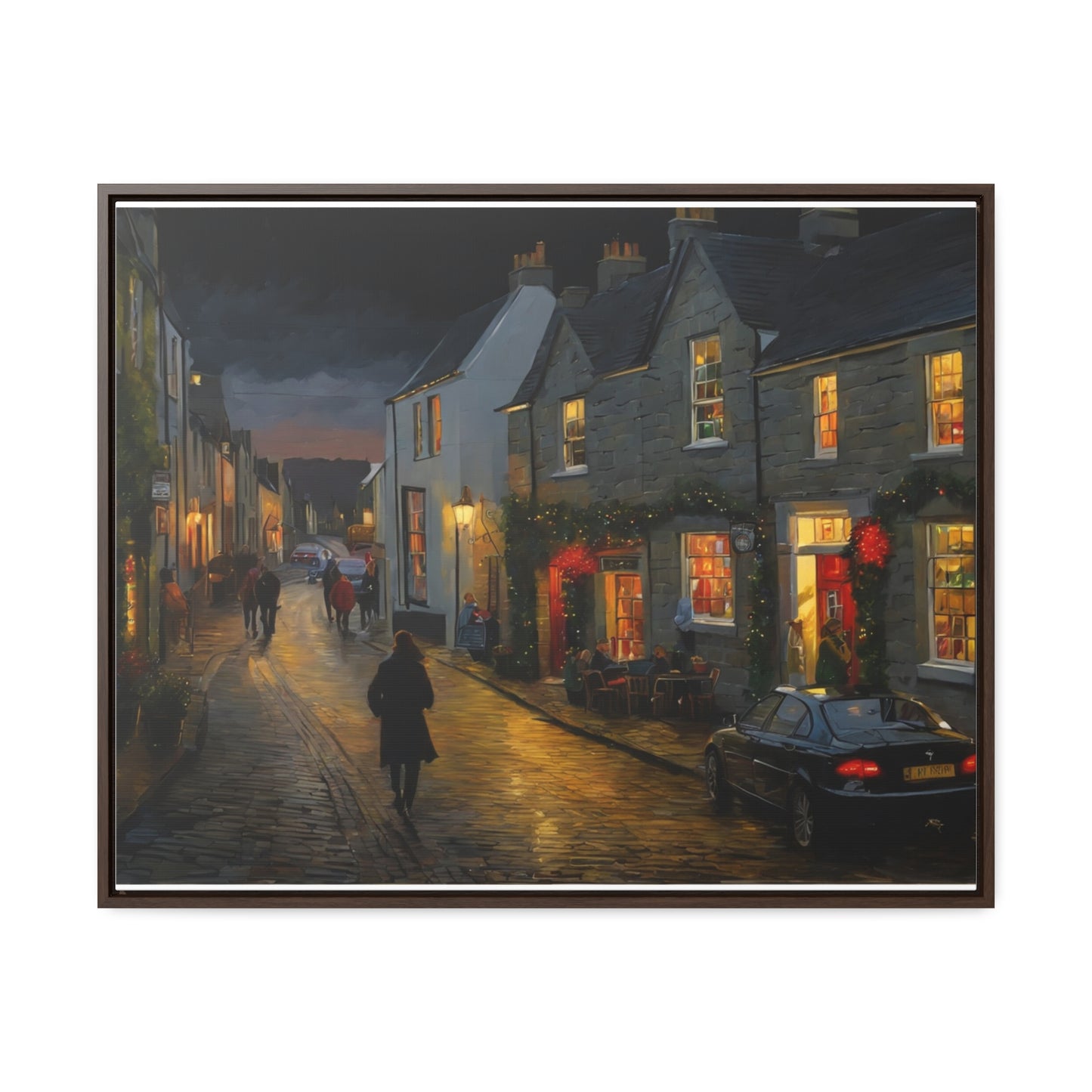 Calm Town, Wall Art, Gallery Canvas Wraps, Horizontal Frame