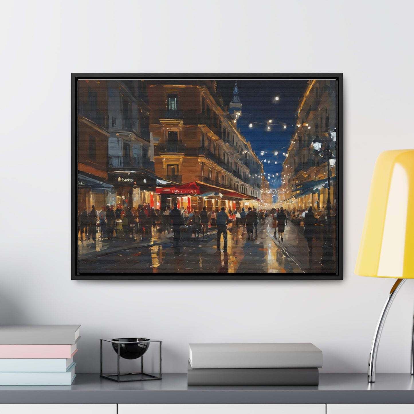 Calm night, Wall Art, Gallery Canvas Wraps, Horizontal Frame