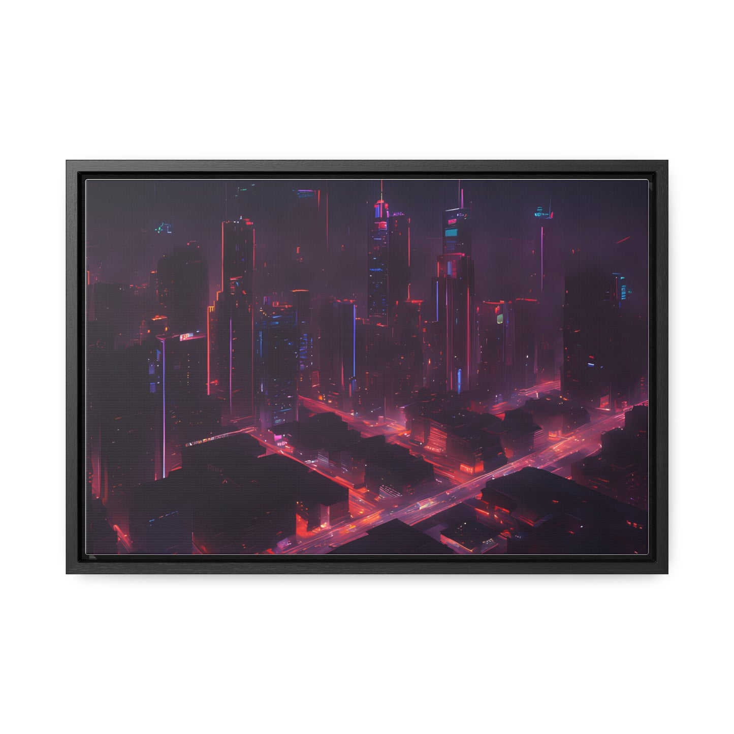 Neon lights, Wall Art, Gallery Canvas Wraps, Horizontal Frame