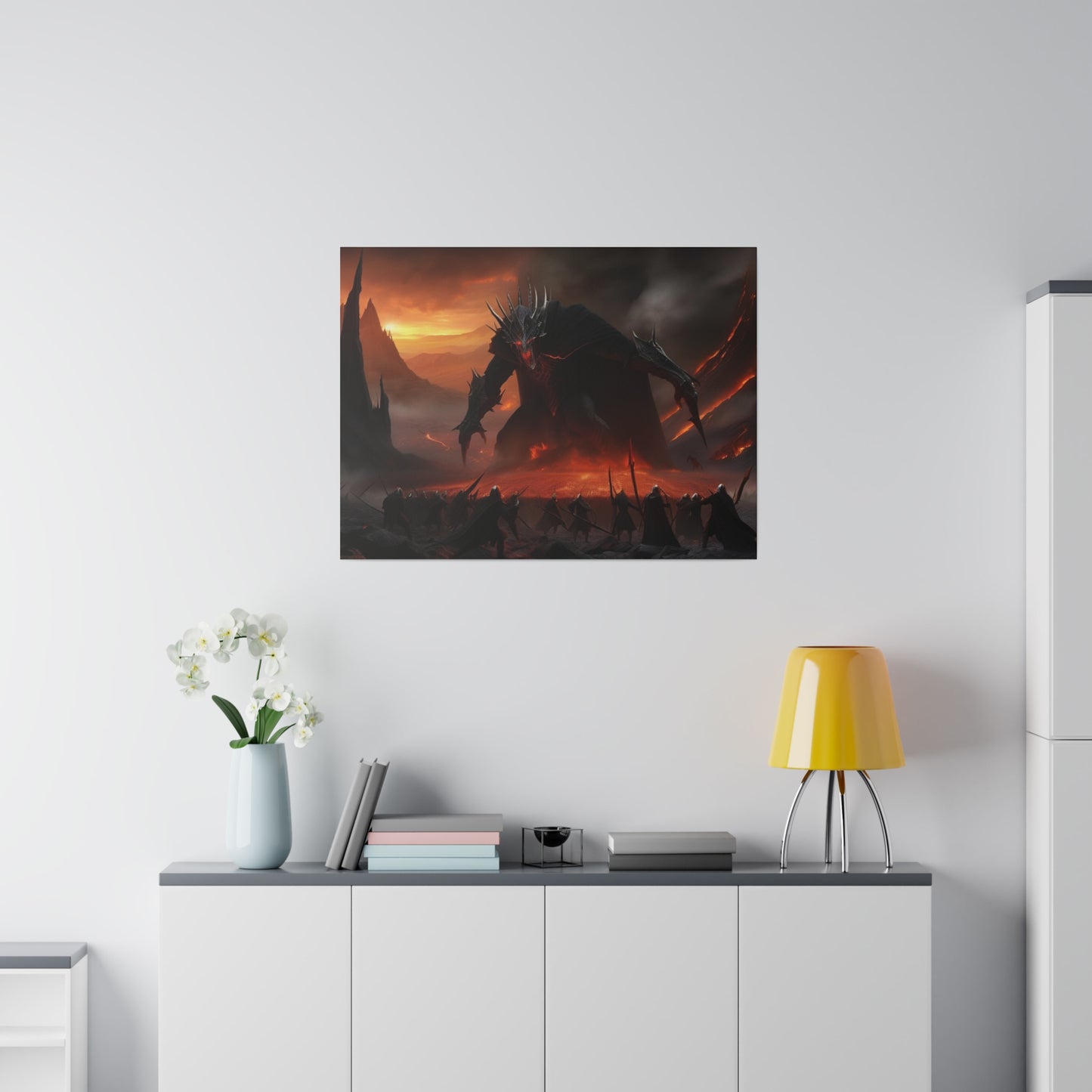 Lord Of The Rings, Morgoth, Wall Art, Matte Canvas, Stretched, 0.75"