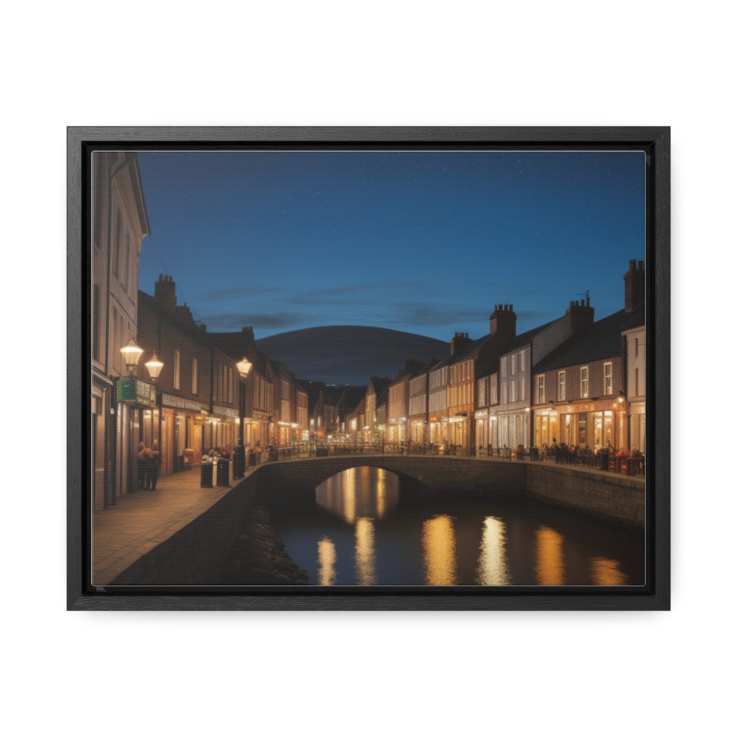 Canal, Wall Art, Gallery Canvas Wraps, Horizontal Frame