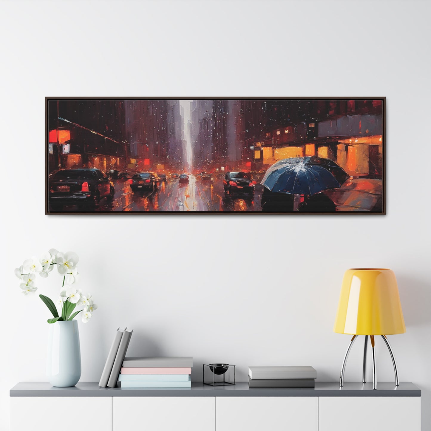 City Streets, Wall Art, Gallery Canvas Wraps, Horizontal Frame